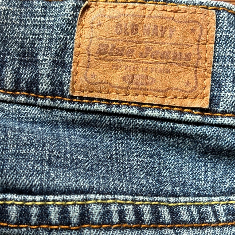 Y2K Old Navy Boot Cut Low Rise Jeans Size 10 Regular Stretch Medium Wash 2005 - Picture 11 of 13